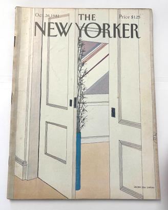Rivista THE NEW YORKER 26 ottobre 1981 completa
