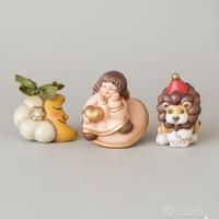 Set 3 Creazioni THUN Originali Leone Angelo e Luna