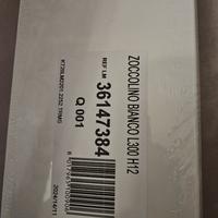 zoccolo cucina  bianco H 12