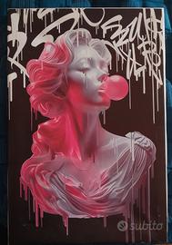 stampa su tela pop art 