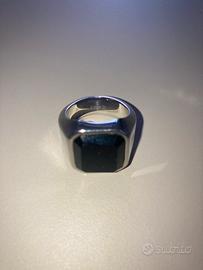 Anello chevalier nero