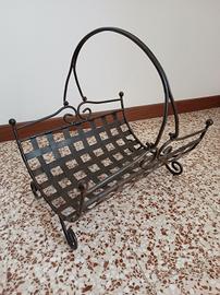 Portariviste in ferro battuto