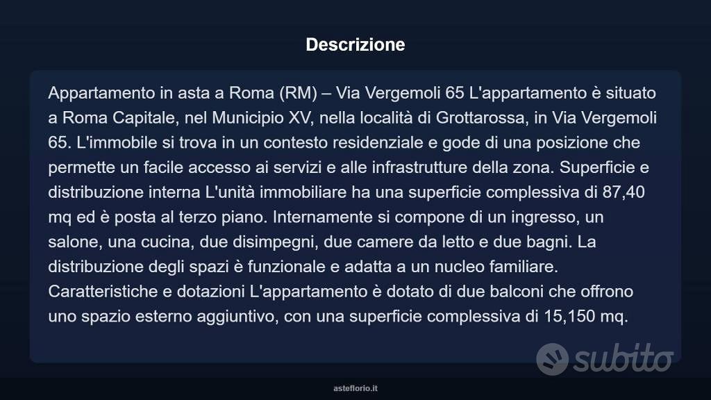 Appartamento – Roma, Tomba di Nerone - Vista 3