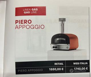 🔥 FORNO PER PIZZA A GAS E LEGNA PIERO APPOGGIO