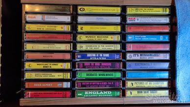 Cassette musicali vari anni e generi