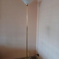 LAMPADA A PIANTANA IN OTTONE CON  POTENZIOMETRO