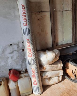 ROTOLO TESSUTO X EDILIZIA e sacchi di FIBRA A BETO