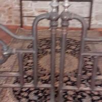 Letto completamente in ferro battuto inizi del 900