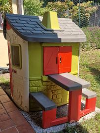 casetta bambini smoby jura lodge con accessori
