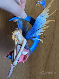 Statua fata les alpes fatina statuetta resina