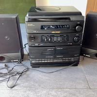 Impianto stereo hi-fi con giradischi - VINTAGE