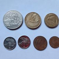 Monete Nuova Zelanda Dollars and Cents 1972 - 1999