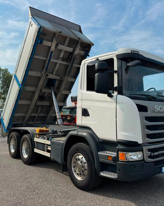 SCANIA G 450 RIBALTABILE TRILATERALE 3 ASSI 6X4