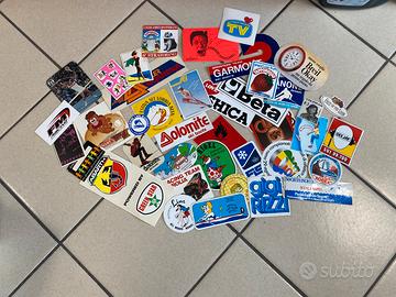 Lotto stock adesivi vintage anni 70 80 sport moto