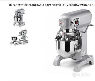 Impastatrice planetaria  capacità 10l
