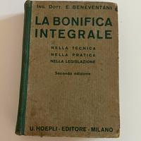 Libro antico la bonifica integrale