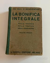 Libro antico la bonifica integrale