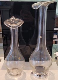 Set Vasi Cristallo e Argento