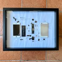 Quadro artistico Apple iPhne 5 smontato