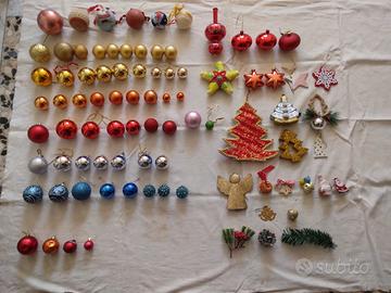 Addobbi natalizi per albero di Natale: 86 pezzi