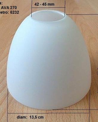 Vetro per Lampadario : WOFI ava/serie 270