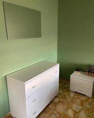 Set camera da letto 3 pezzi, bianco