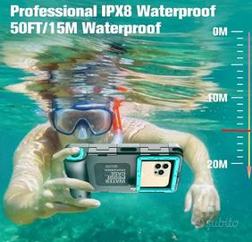 Custodia Subacquea fino a 15m per iPhone e Samsung