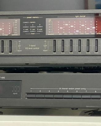 Technics SH-8058 e ST-610 (Equalizzatore e Radio)