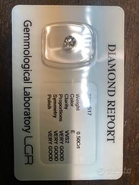 Diamante naturale taglio brillante