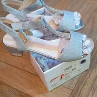 Sandali donna argentati