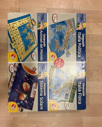 4 puzzle geografia