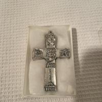 Croce commemorativa argento giubileo anno 2000