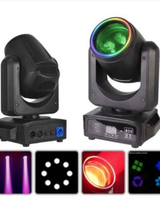 Beam Spot Led 200w Ring RGB Effetto Arcobaleno