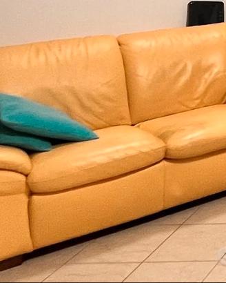 Divano in pelle Château d’ax 2posti lungh 160 cm