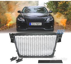 GRIGLIA AUDI A4 B8 07-11 LOOK RS NERO PDC