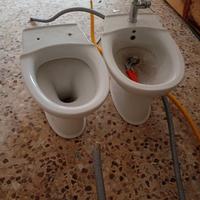 vaso e bidet completo rubinetto 
