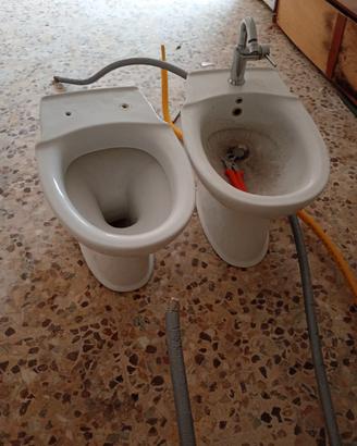 vaso e bidet completo rubinetto 