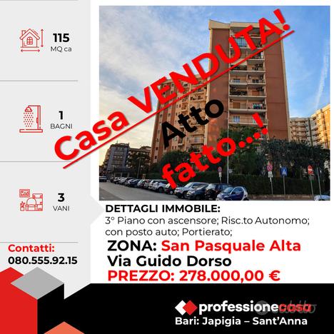 Appartamento Bari [Cod. rif 3115689VRG] (S. Pasqua