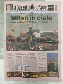Gazzetta dello sport- Milan scudetto 17