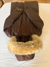 Woolrich tg xl. lungo colore Marrone scuro