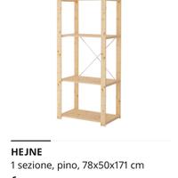 scaffale in legno