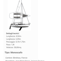 Barca a vela First class 8