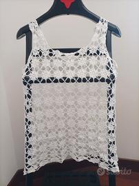 Blusa sposa tripudio di fiori Artigianale 