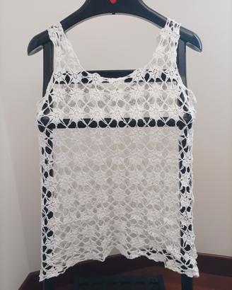 Blusa sposa tripudio di fiori Artigianale 