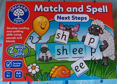 Gioco in inglese Match and spell