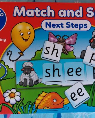 Gioco in inglese Match and spell