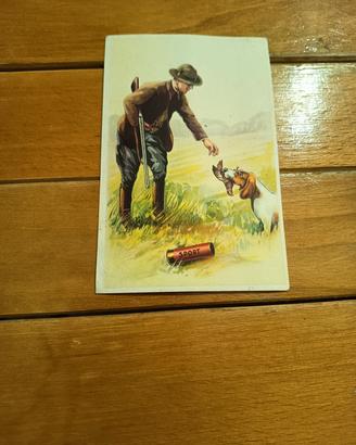 cartolina pubblicitaria cartucce sport