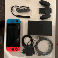 Nintendo switch + garanzia + giochi + accessori