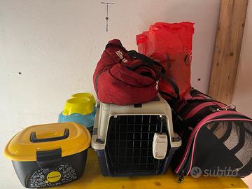 Lotto accessori cucciolo cani e gatti