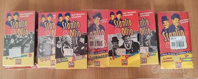 7 VHS Stanlio e Olio